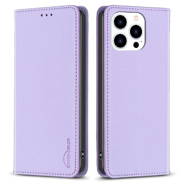BINFEN COLOR BF18 For iPhone 14 Pro Max Drop Protection Shell Phone Case Card Slot Stand Cover