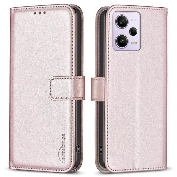 For Xiaomi Redmi Note 12 Pro 5G/12 Pro Speed 5G/Poco X5 Pro 5G Leather Phone Case BINFEN COLOR BF17