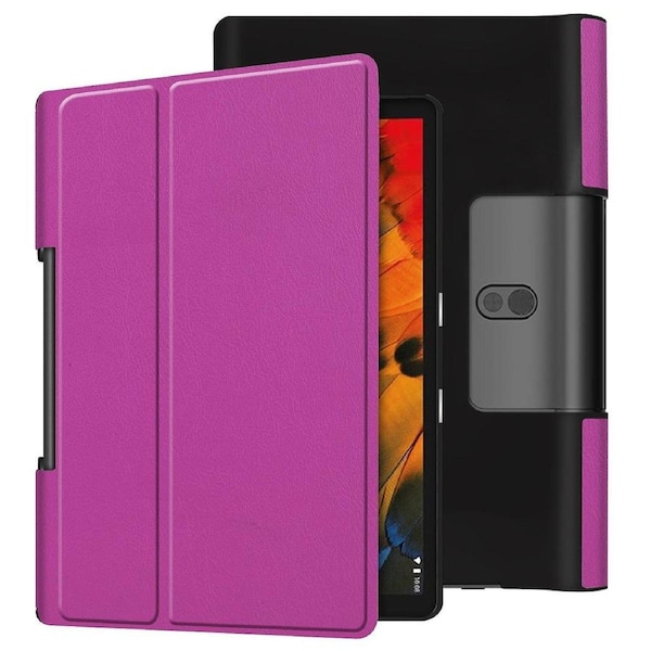 Anti-scratch Leather Cover for Lenovo Yoga Smart Tab 10.1/Tab 5 YT-X705 with Stand Tablet Case