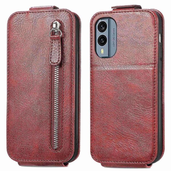 For Nokia X30 5G Vertical Flip Phone Case Wallet Stand ic Closure Shell Phone Cover