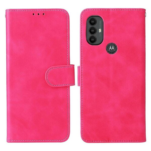 Skin-touch Feeling Phone Cover Wallet Case for Motorola Moto G Power (2022)/Moto G Pure (2022)