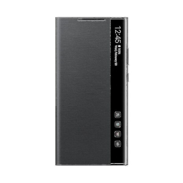 Apply To Samsung Mirror Smart View Flip-free Answering Cover For Galaxy Note 20 5g Phone Led Cover S-view Cover Ef-zn985 Mobile Phone C