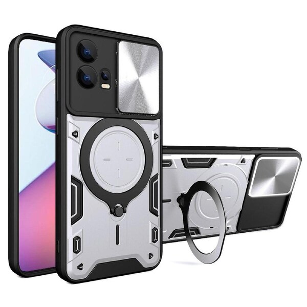 For Motorola Edge 30 Fusion 5G/Moto S30 Pro 5G Phone Cover Slide Camera Lid PC+TPU Case