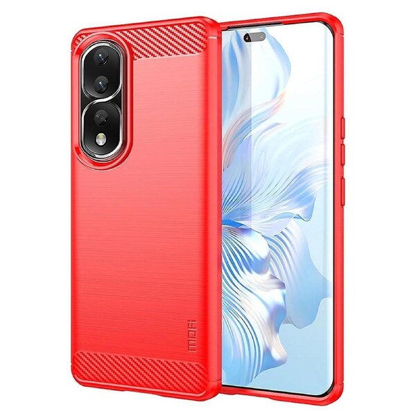 MOFI JK TPU Series-1 for Honor 90 Pro TPU Phone Case Carbon Fiber Brushed Phone Cover