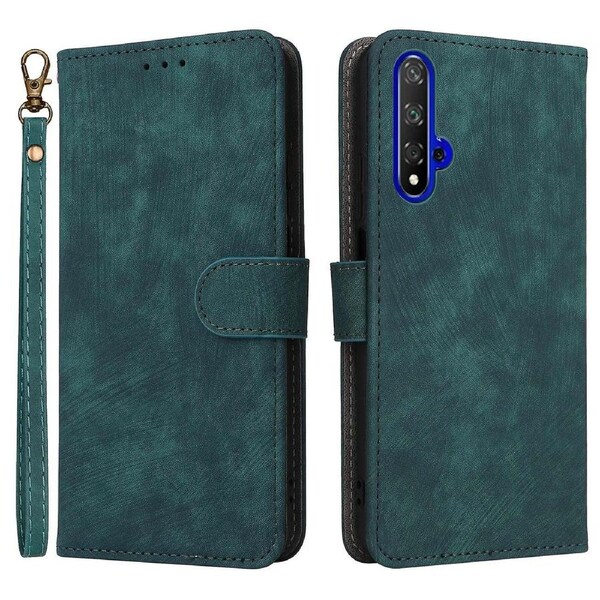 For Huawei nova 5T 4G/Honor 20/20S (For China) RFID Blocking Phone Case Wallet Stand Cover