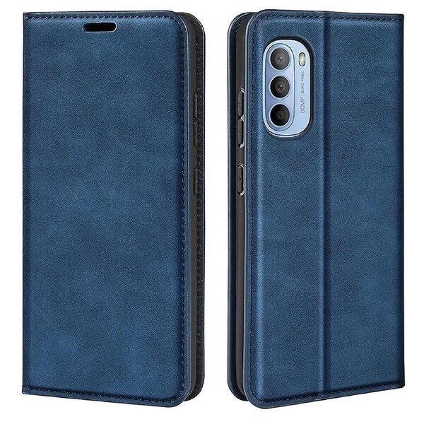 Closure Drop-resistant Inner TPU+Wallet Case Supporting Phone Cover for Motorola Moto G31 4G/G41 4G