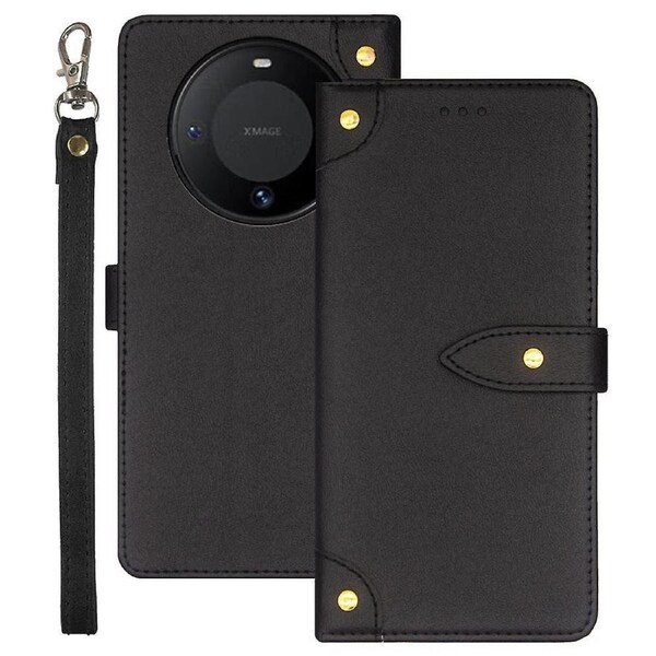 IDEWEI For Huawei Mate 60 Case PU Leather Stand Cover with Card Holder