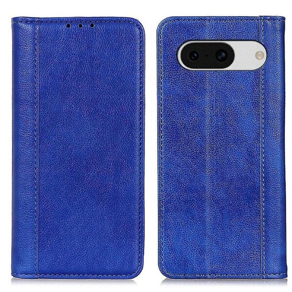 For Google Pixel 8a Case Litchi Texture Split Leather Phone Wallet Cover