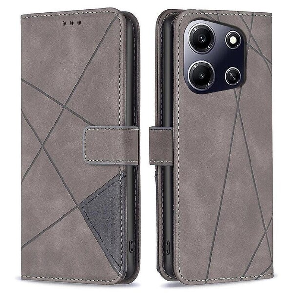 Binfen Color Wallet Design Pu Leather Imprinted Phone Cover Case For Infinix Note 30i 4g