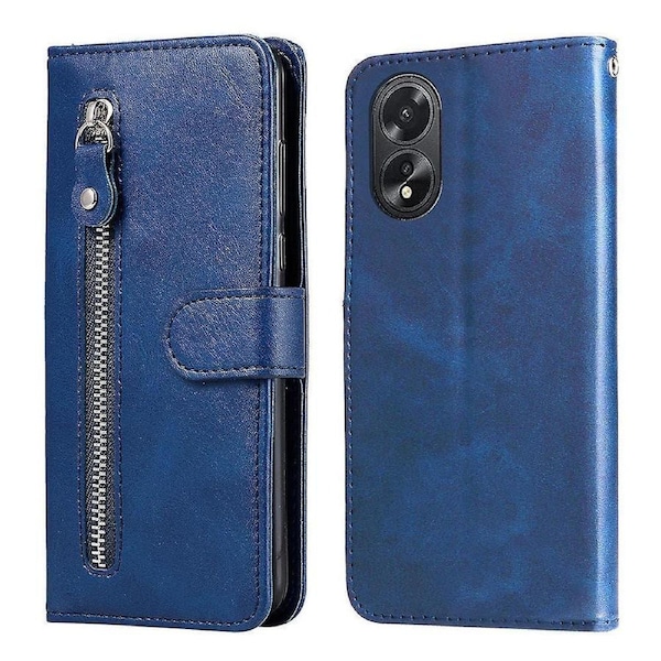 For Oppo A38 4g Case Wallet Stand Smartphone Cover Calf Texture Shell