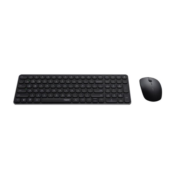 RAPOO 9320M 2.4G & Bluetooth 2400DPI Multimode Range Keyboard Mouse Combo Black