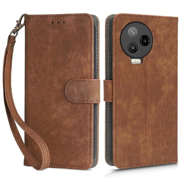 For Infinix Note 12 Pro 4g X676b / Note 12 (2023) 4g X676c Drop-proof Phone Case Rfid Blocking Leather Wallet Stand Cover With Strap