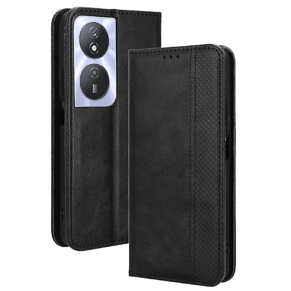 Phone Case For Honor Play 50 Plus 5G/Play 8T 5G/X7b 4G Retro Magnetic Closing Wallet Leather Cover