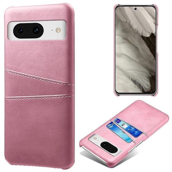 For Google Pixel 8a Case PU Leather+PC Phone Cover with 2 Card Slots