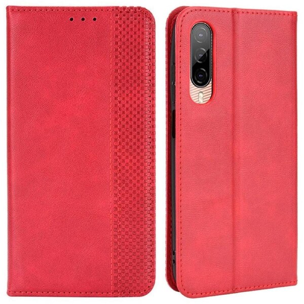 For Htc Desire 22 Pro 5g Auto Closing Magnetic Retro Pu Leather Wallet Design Case Stand Function Phone Shell Cover