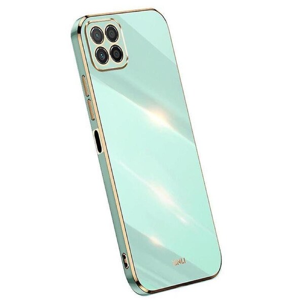 XINLI For Honor X8 5G Case TPU Protection Phone Cover Electroplating Gold Edge