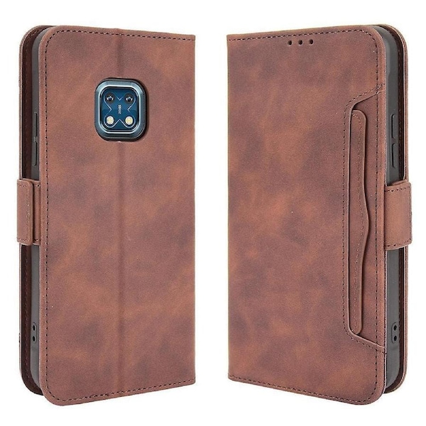 Full Protection Multi Card Holder Design Leather Phone Stand Case Cover Protector For Nokia Xr20