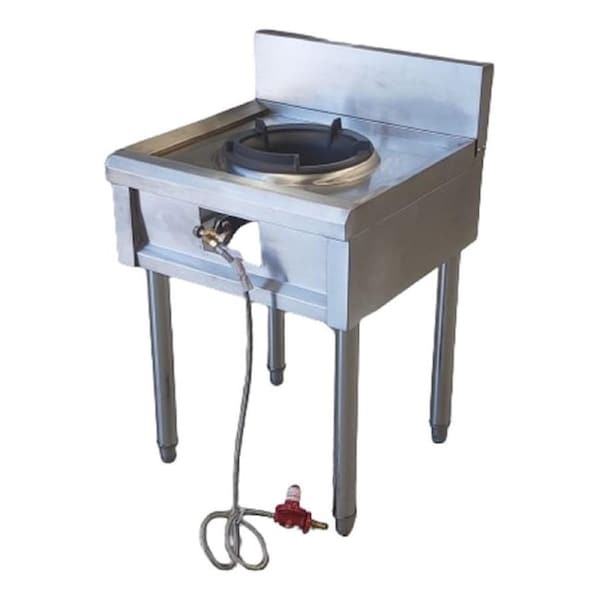 Auscrown 55MJ/hr High Pressure 100kPa LPG Stainless Steel Wok Station