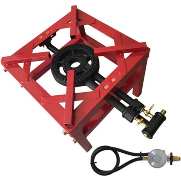 Auscrown Double Ring LPG Heavy Duty Cast Iron Stock Pot Burner