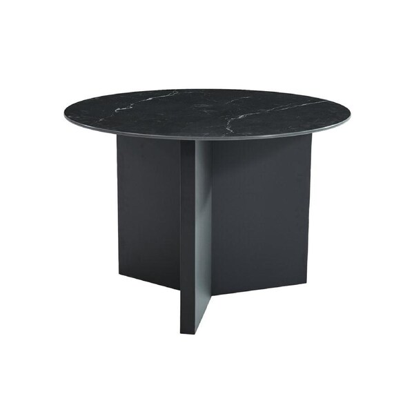 FurnitureOkay Vegas Sintered Stone Outdoor Dining Table (110cm Round)