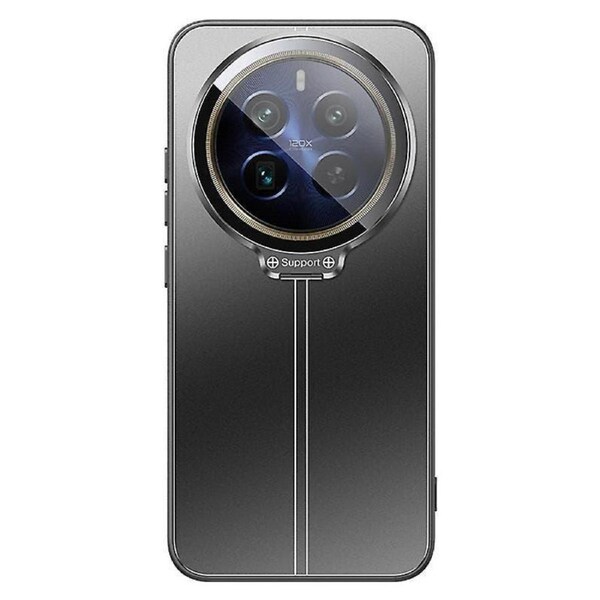 For Realme 12 Pro 5G/12 Pro+ 5G Case Built-in Lens Film PC+TPU Phone Cover Support Magnetic Car Mount