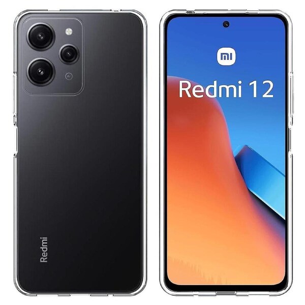 For Xiaomi Poco M6 Pro 5g/redmi 12 4g/5g Case Transparent Tpu Anti-scratch Phone Cover