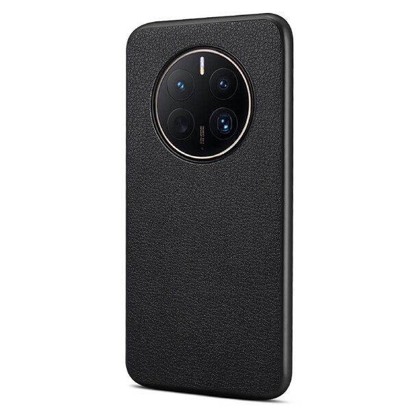 For Huawei Mate 50 Pro 4G Case Leather Coated PC+TPU Protective Phone Cover