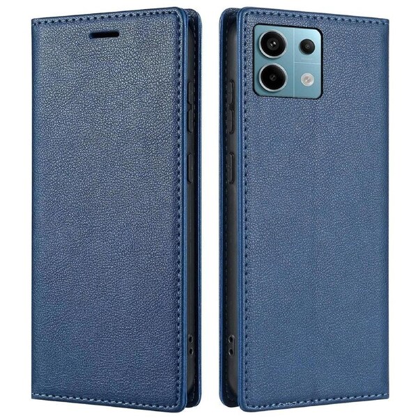 BKS-001 For Xiaomi Redmi Note 13 5G Case Drop-resistant Leather Cover with Magnetic Closure
