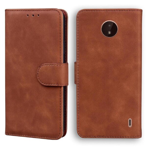 Scratch Resistant Anti-drop Durable Leather Protective Phone Case Shell With Stand And Wallet For Nokia C10/c20