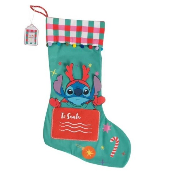 Disney Christmas By Widdop And Co Christmas Stocking - Stitch