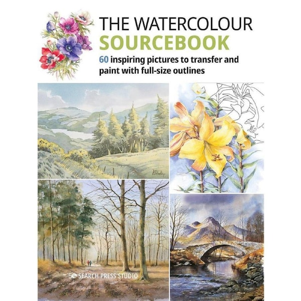 Search Press The Watercolour Source Creative Paperback Learning Book 264-Pages