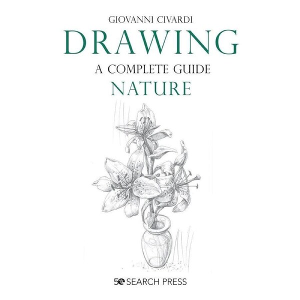 Search Press Drawing A Complete Guide Nature Paperback Learning Book 400-Pages