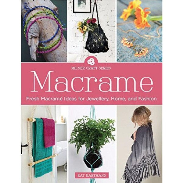 Search Press Macrame Fresh Macrame Ideas Paperback Learning Art Book 128-Pages