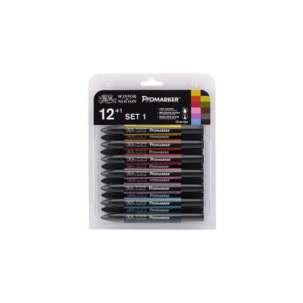 6pc Winsor & Newton ProMarker Drawing Marker Art Pen Sketching Set Skin Tones