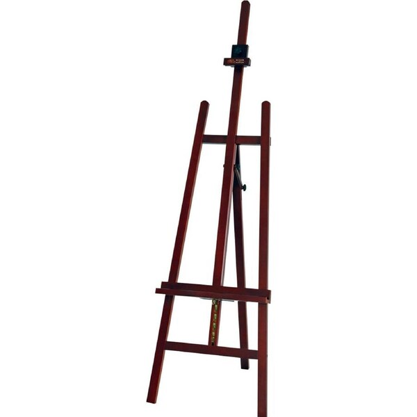 Winsor & Newton Mersey A Frame Easel Canvas Stand Storage 233x79cm Dark Mahogany