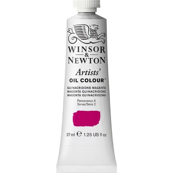Winsor & Newton Artists Oil Colour 37ml Paint Tube Quinacridone Magenta Series 2