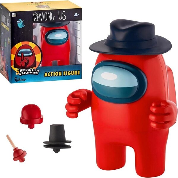 Among Us 5 Hidden Toys Action Figure 1-Pack Red Assorted Ages 3+ New Toy Play Gift