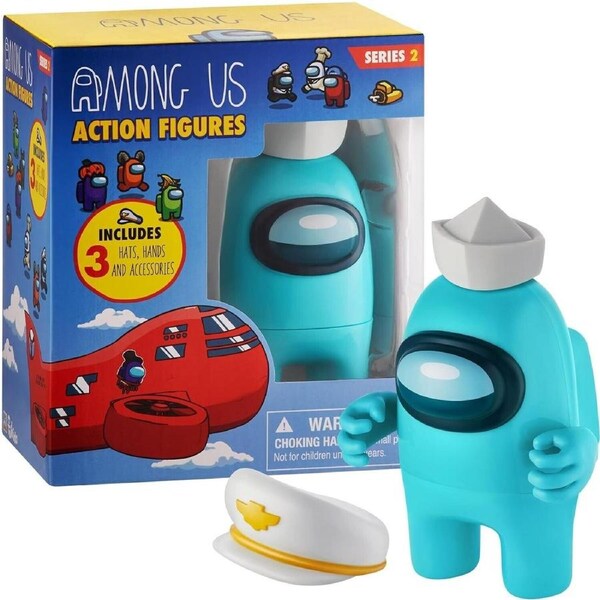 Among Us 17cm Action Figure 1-Pack Cyan - Assorted Ages 3+ New Toy Play Gift Pack