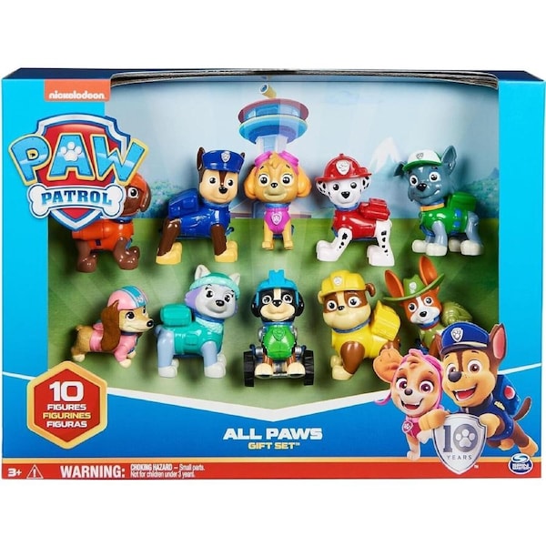 PAW PATROL PAW Patrol 10th Anniversary All Paws On Deck Toy Figures Gift Pack