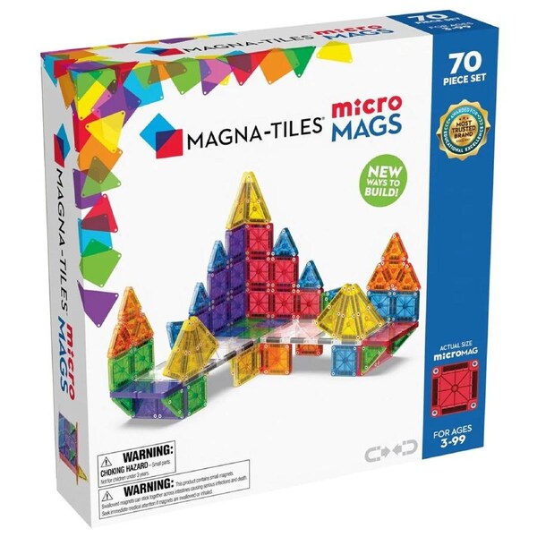 Magna-Tiles - microMAGS 70 Piece Set