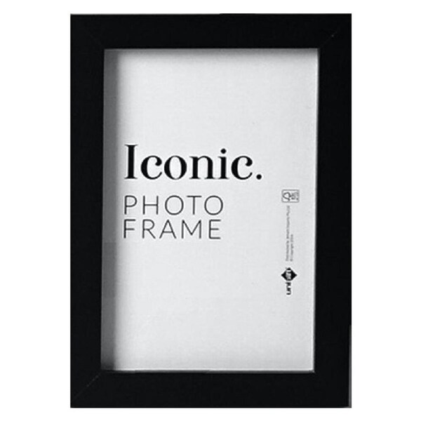 Unigift 50x70cm Iconic MDF Acrylic Photo Frame Picture Holder Home Decor Black