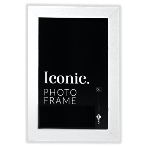 Unigift 50x70cm Iconic MDF Acrylic Photo Frame Picture Holder Home Decor White