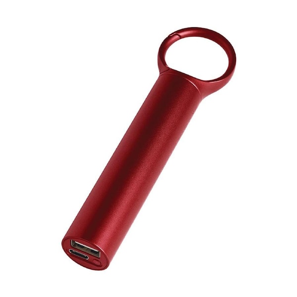 Lexon Nomaday 3000 Mah Power Bank With Clip - Red