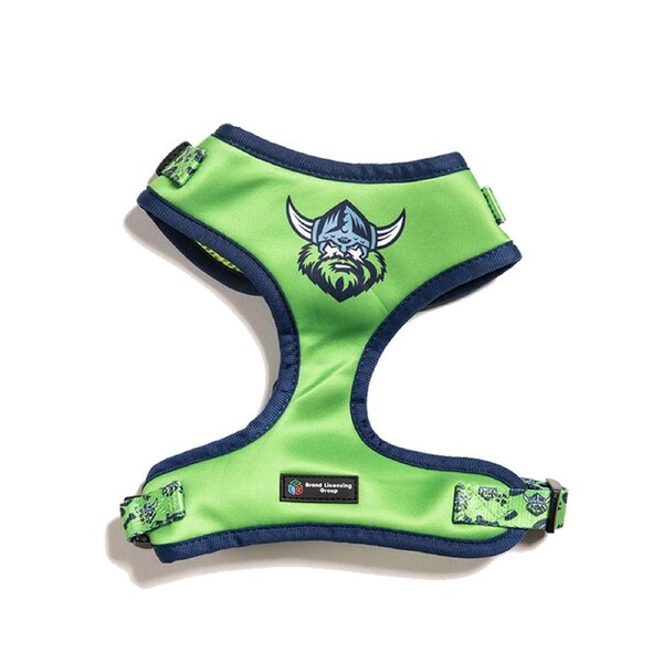 NRL Canberra Raiders Pet Dog No Pull Neoprene/Mesh Harness Adjustable Vest S