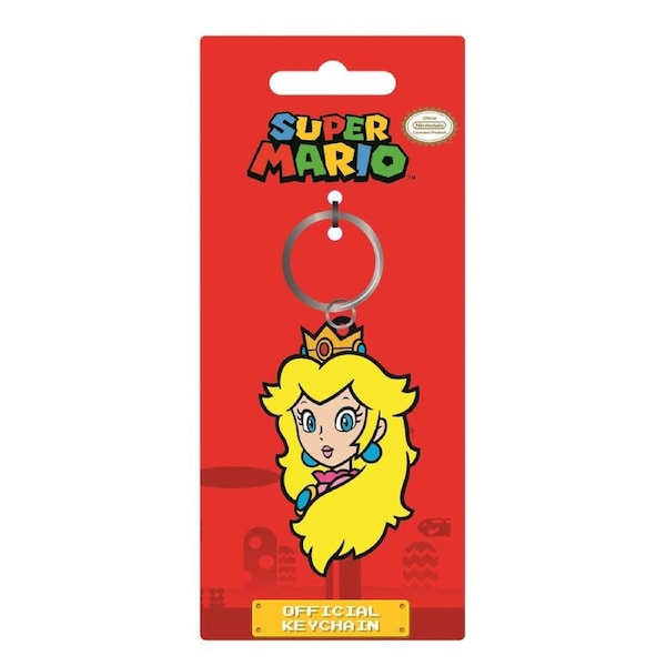 Super Mario Princess Peach PVC Keyring