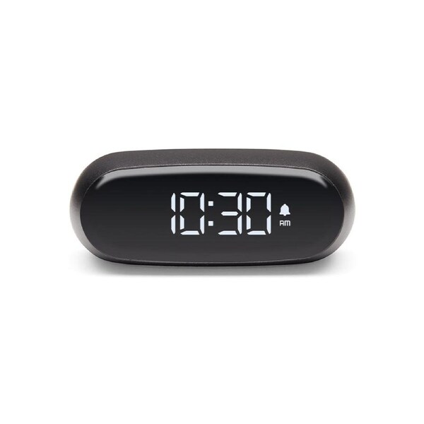 Lexon Minut Mini Alarm Clock - Gunmetal