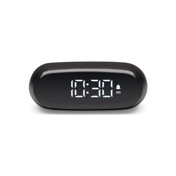 Lexon Minut Mini Alarm Clock - Black
