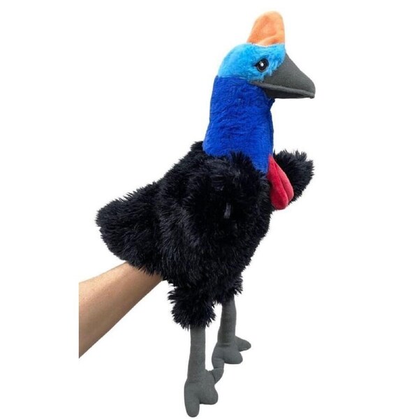 CA Australia - Cassowary Bird Hand Puppet Eco Buddies 25cm Soft Plush Toy