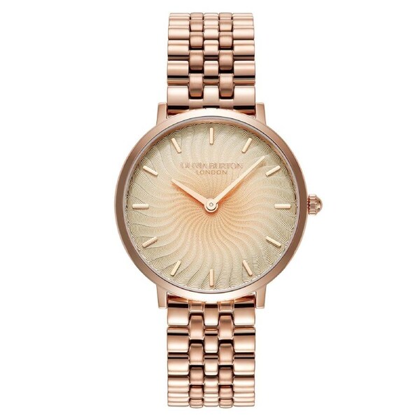 Olivia Burton Rose Gold Steel Light Rose Gold Dial Women's Watch - 24000139
