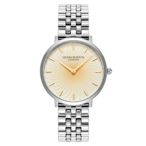 Olivia Burton Stainless Steel Light Gold Dial Women's Watch - 24000141